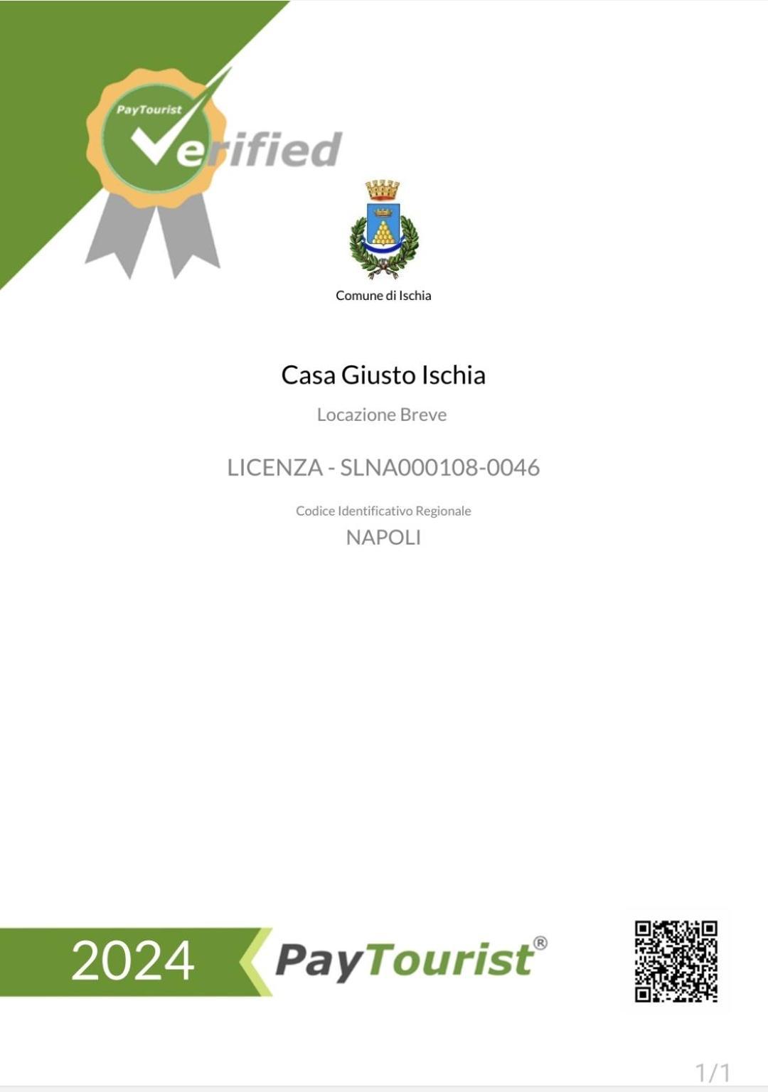 Appartamento Casa Giusto Ischia Esterno foto